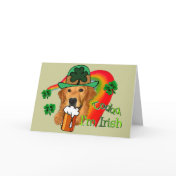 Golden Retriever St. Patrick's Day