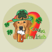 Golden Retriever St. Patrick's Day