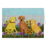 Golden Retriever Sunshine Card