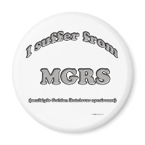 Golden Retriever Syndrome - Customized magnets