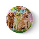 Golden Retriever Trio - Garden Pins