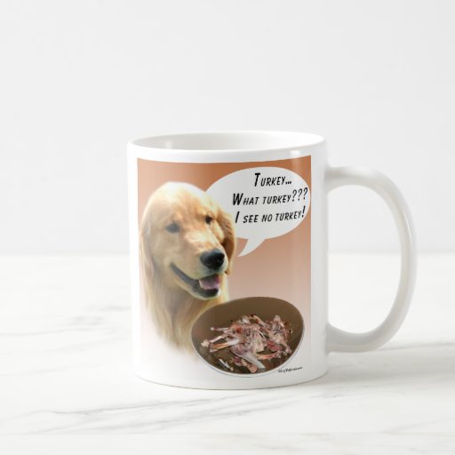 Golden Retriever Turkey Mug
