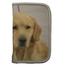 Golden Retriever Twins Wallet Folio Folio Planners