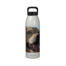 Golden Retriever Water Bottle