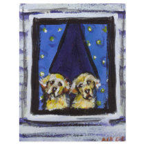 Golden Retriever window flyers