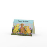 Golden Retrievers Birthday Card