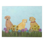 Golden Retrievers Sunshine Notepads