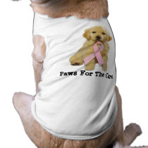Golden Retriver Breast Cancer Pet Clothing pet clothing