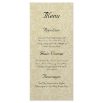 Golden Rings with Cross, Elegant Christian Love Rack Cards