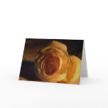 "Golden Rose" Card With Poem