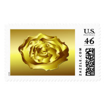 Golden Rose postage by Lidusik Golden Rose postage