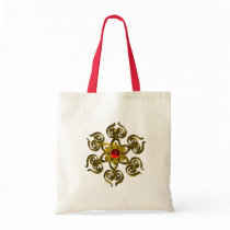 GOLDEN ROSE RUBY CANVAS BAGS