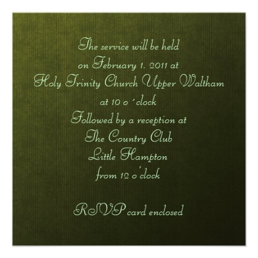 Golden Roses Wedding Suite Custom Announcements