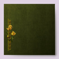 Golden Roses Wedding Suite envelopes