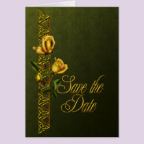 Golden Roses Wedding Suite cards