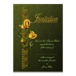 Golden Roses Wedding Suite Personalized Announcements