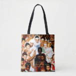 Golden Rule (Do unto others) by Norman Rockwell Tote Bag