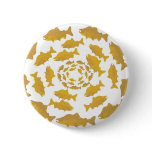 Golden Salmon Circle Button