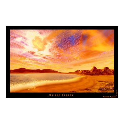 Golden Scapes Poster by TerraEscape