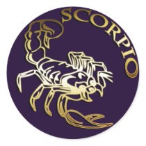 GOLDEN SCORPIO stickers by dgpaulart GOLDEN SCORPIO stickers