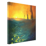 golden sea canvas print
