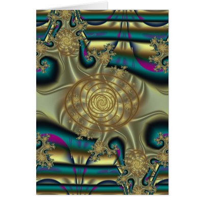 Golden Sea Stars Card by Anne