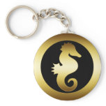 GOLDEN SEAHORSE KEY CHAIN
