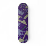 Golden Section Purple Skate Board