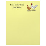 Golden Sex-link Chickens Personalized Letterhead