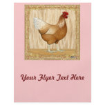 Golden Sex-link Hen flyers