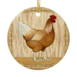 Golden Sex-link Hen Christmas Ornament