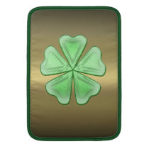 Golden Shamrock  Rickshaw MacBook Sleeve rickshaw sleeves