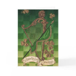 Golden Shamrocks - Card