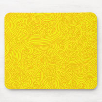 Golden Sharpie Swirls mousepads