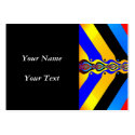 Golden Shield business cards by mohsenart Golden Shield business cards