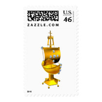 golden ship postage