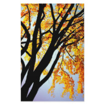 golden sillhouette customized stationery