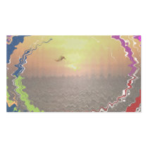 Golden Sky Sunset Business Card Templates