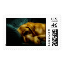 Golden Sleep postage by KarmenRose Golden Sleep postage