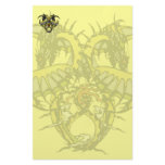 Golden Smoke Dragonheart Personalized Stationery