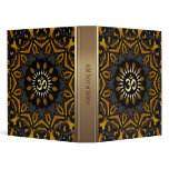 Golden Solar Aum Flower Album Binder