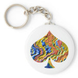 Golden Spade - Poker Fan keychains