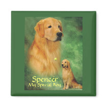 Golden Spencer Magnet by normagolden Golden Spencer Magnet