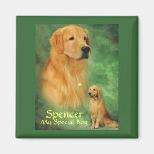 Golden Spencer Magnet