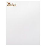 Golden Sprite Fairy Personalized Letterhead