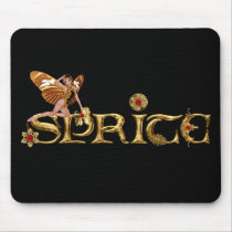 Golden Sprite Fairy Mouse Pad