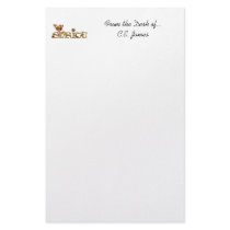 Golden Sprite Fairy Custom Stationery