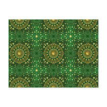 Golden Square Lattice Lg Any Color Postcard by j053ph Golden Square Lattice Lg Any Color Postcard