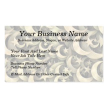 Golden Star and Crescent Business Card Templates