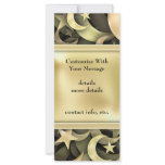 Golden Star and Crescent Full Color Rack Card